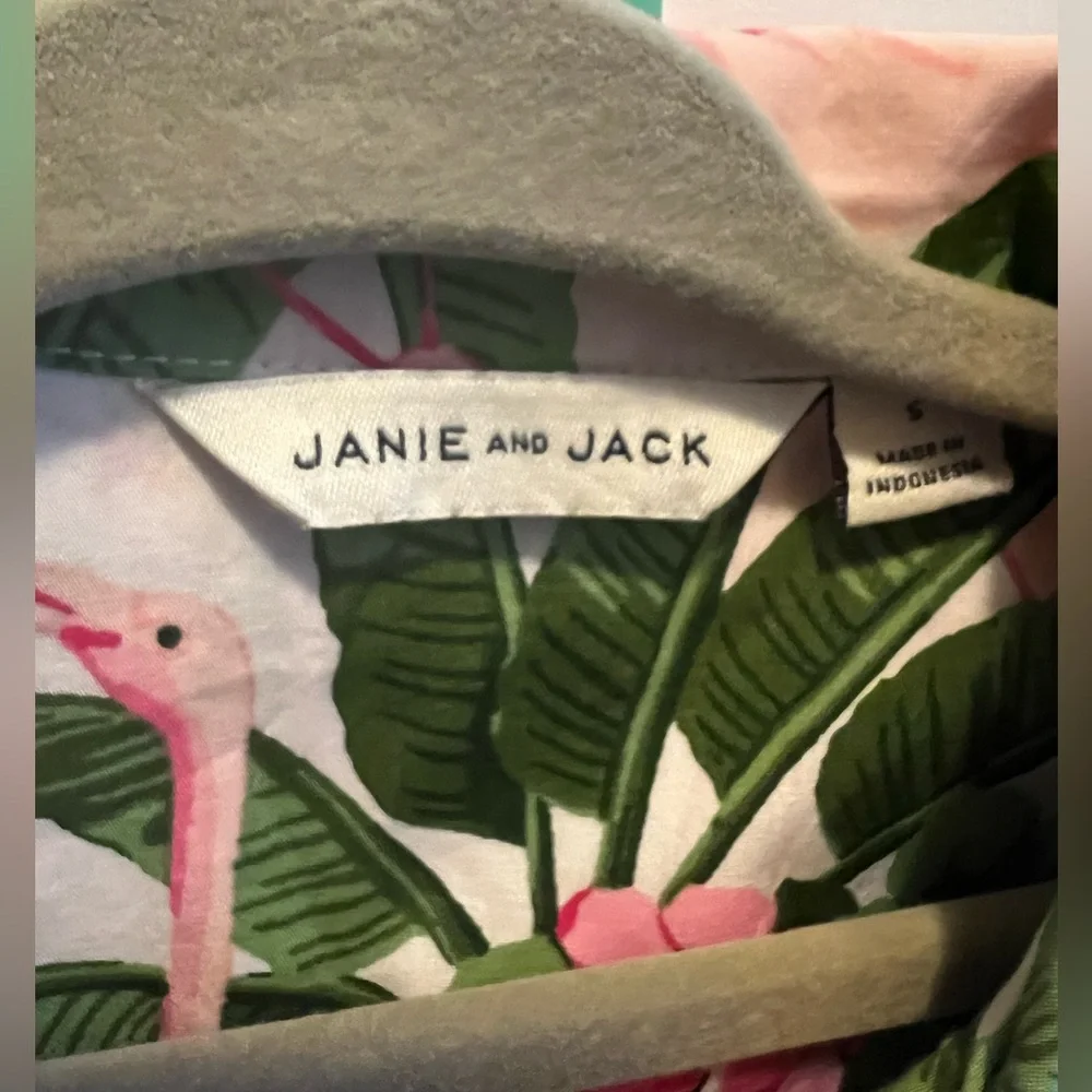 Janie & Jack Flamingo shirt - Picture 2 of 5